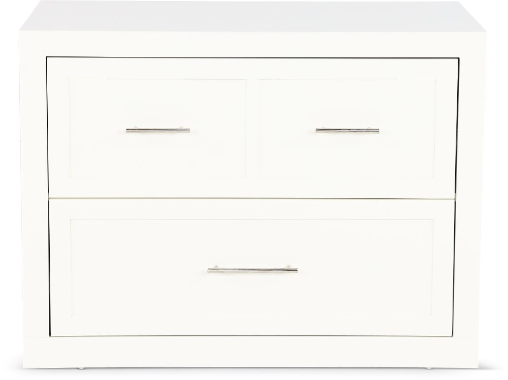 Catrina White 2 Drawer Lateral File Cabinet
