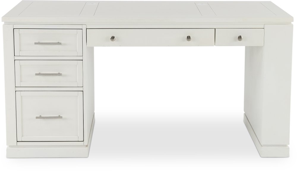 Catrina White 60" Writing Desk