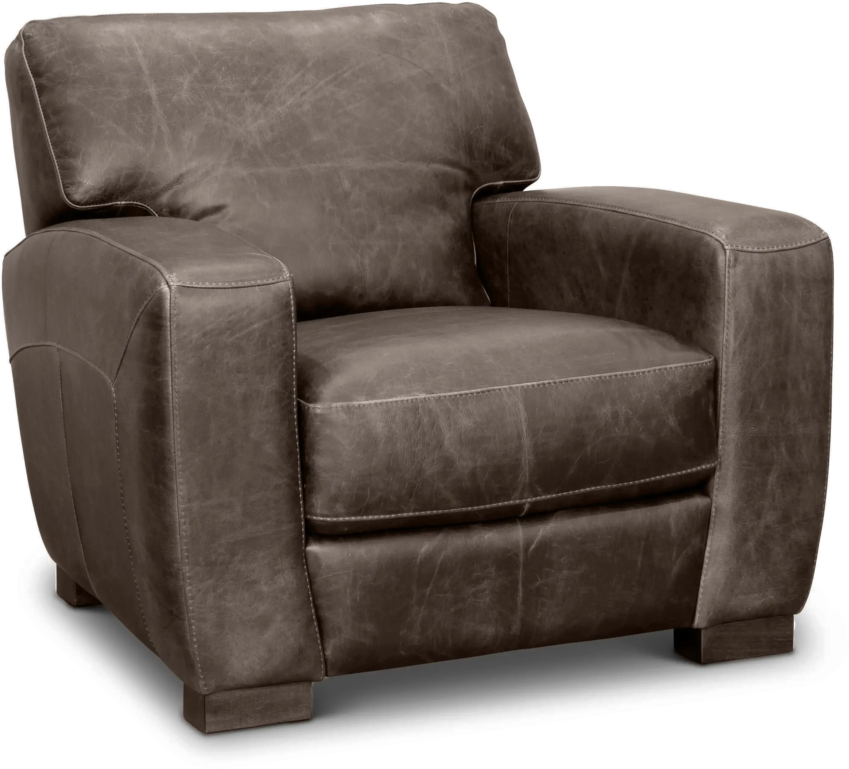 Dakota Brown Leather Chair