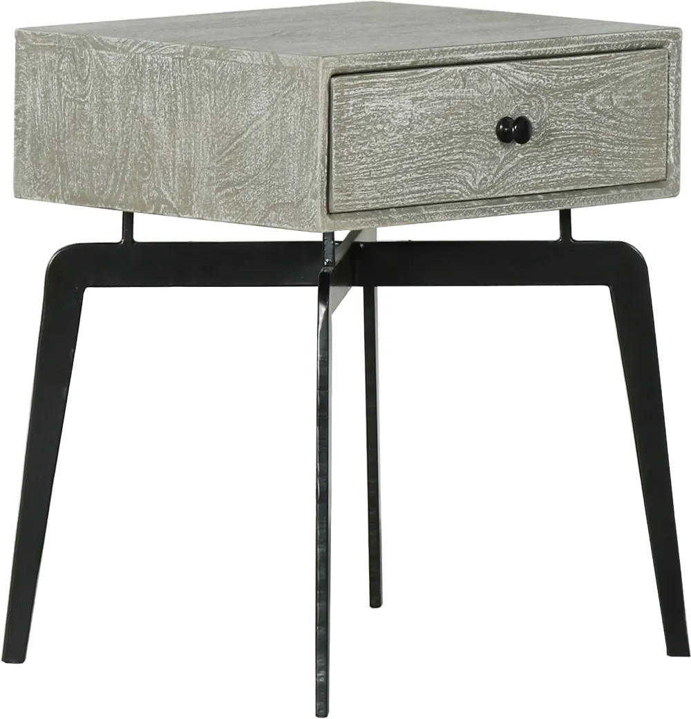 Iron Leg End Table - Modern Eclectic-1