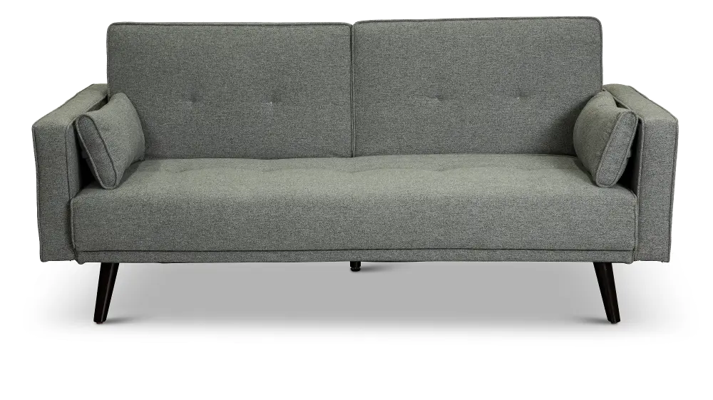 Jenna Slate Gray Convertible Sofa Bed-1