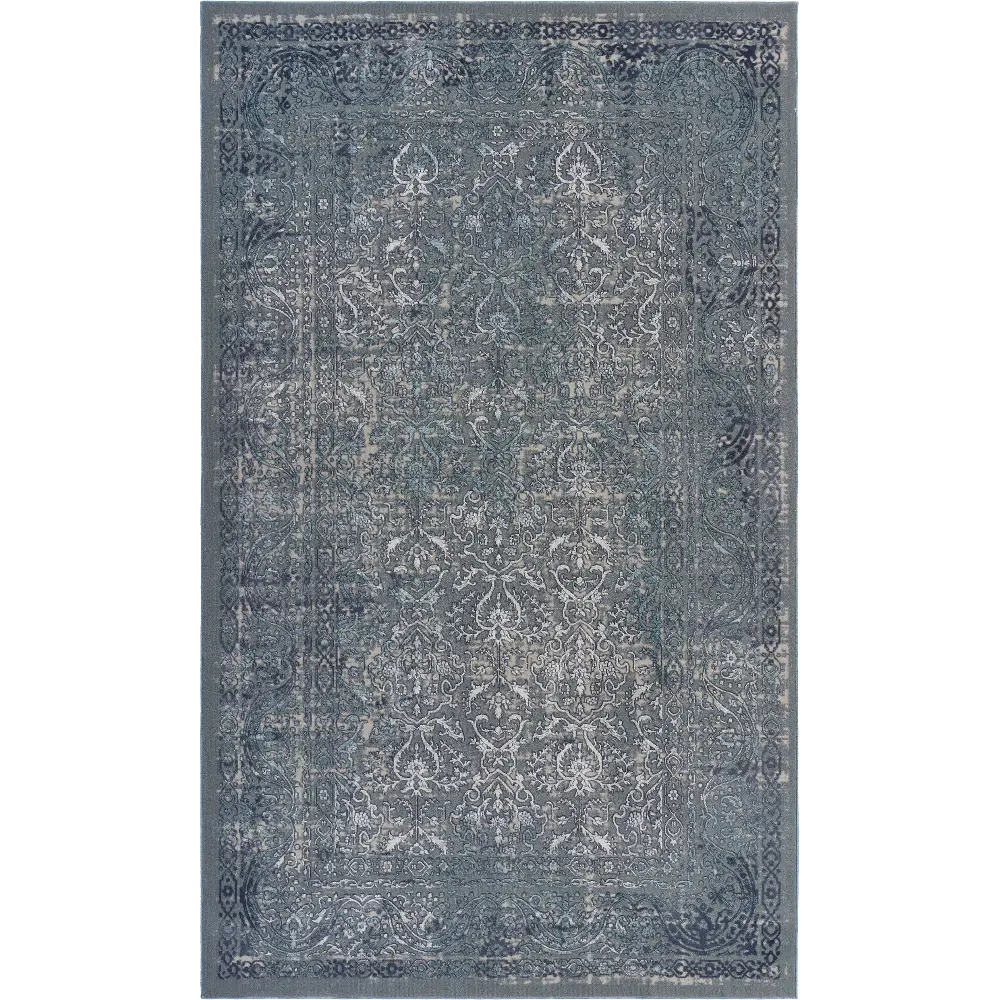 Imagine 8 x 11 Niagra Blue Area Rug-1