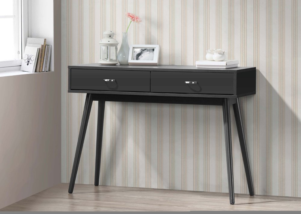 111875048 Black Mid-Century Modern Desk - Montage sku 111875048