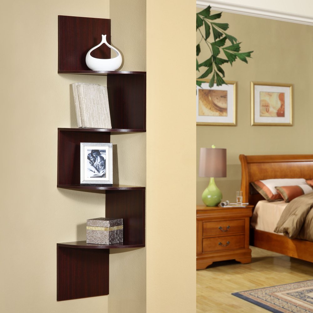 111875978 Cherry Hanging Corner Shelving - San Dimas sku 111875978