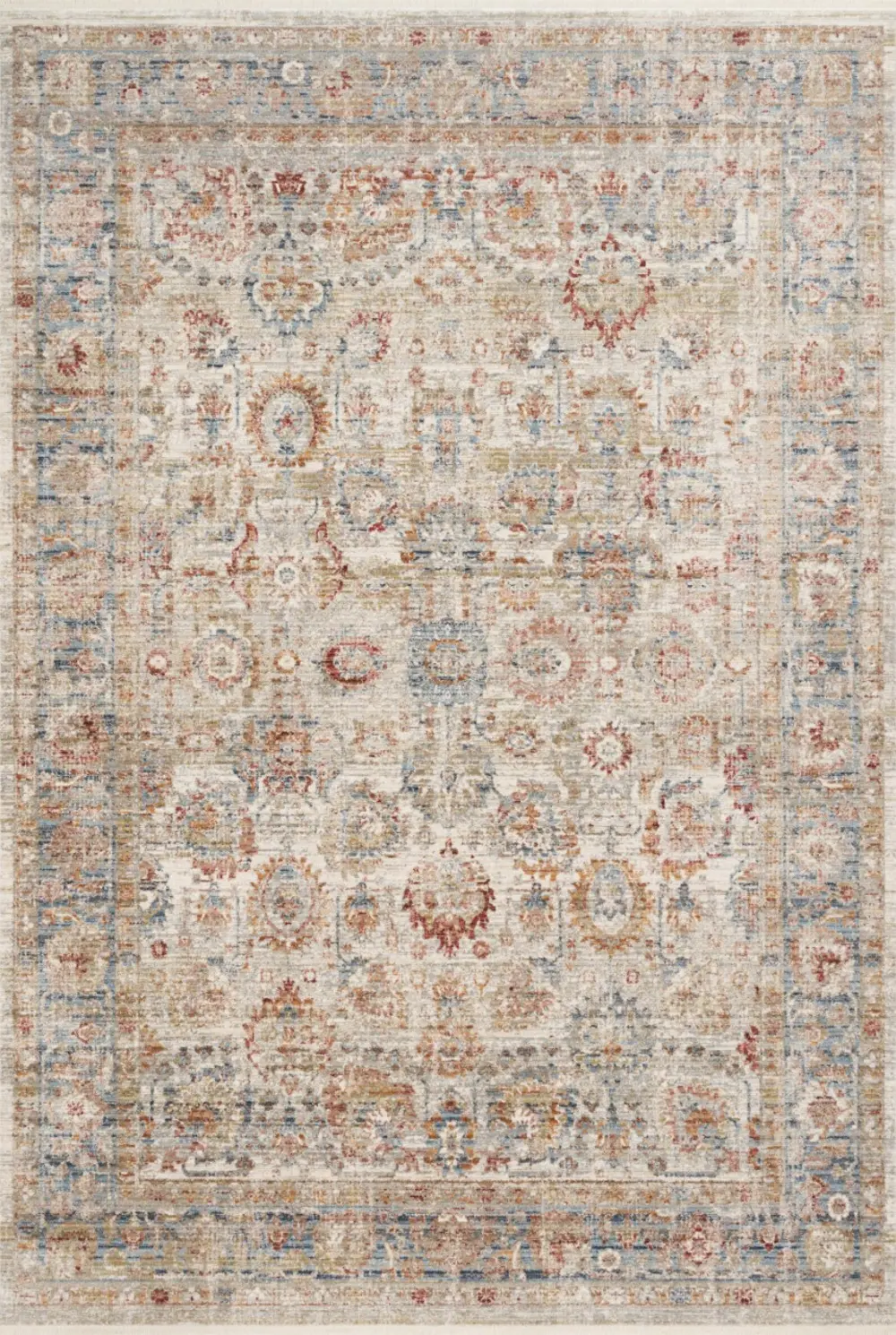 CLE-02 Claire 8 x 10 Ivory Ocean Area Rug-1