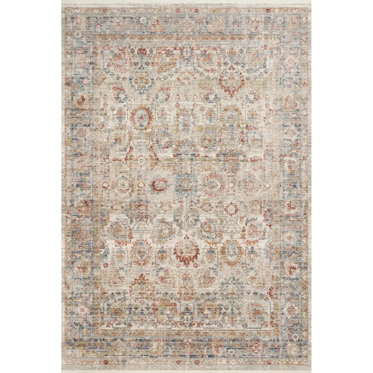 CLE-02 Claire 8 x 10 Ivory Ocean Area Rug-1