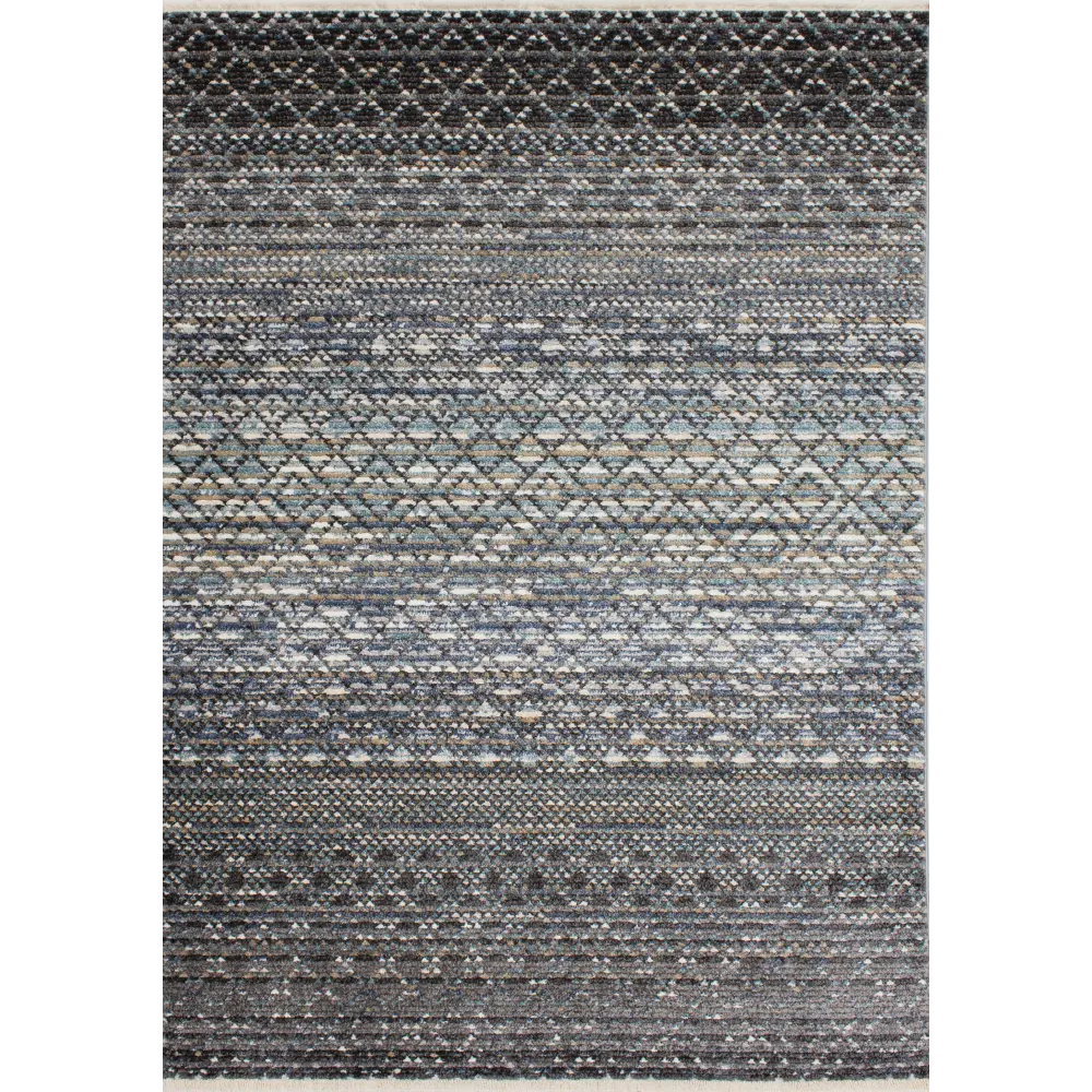 Calabar 8 x 10 Blue, Gray, and White Area Rug-1