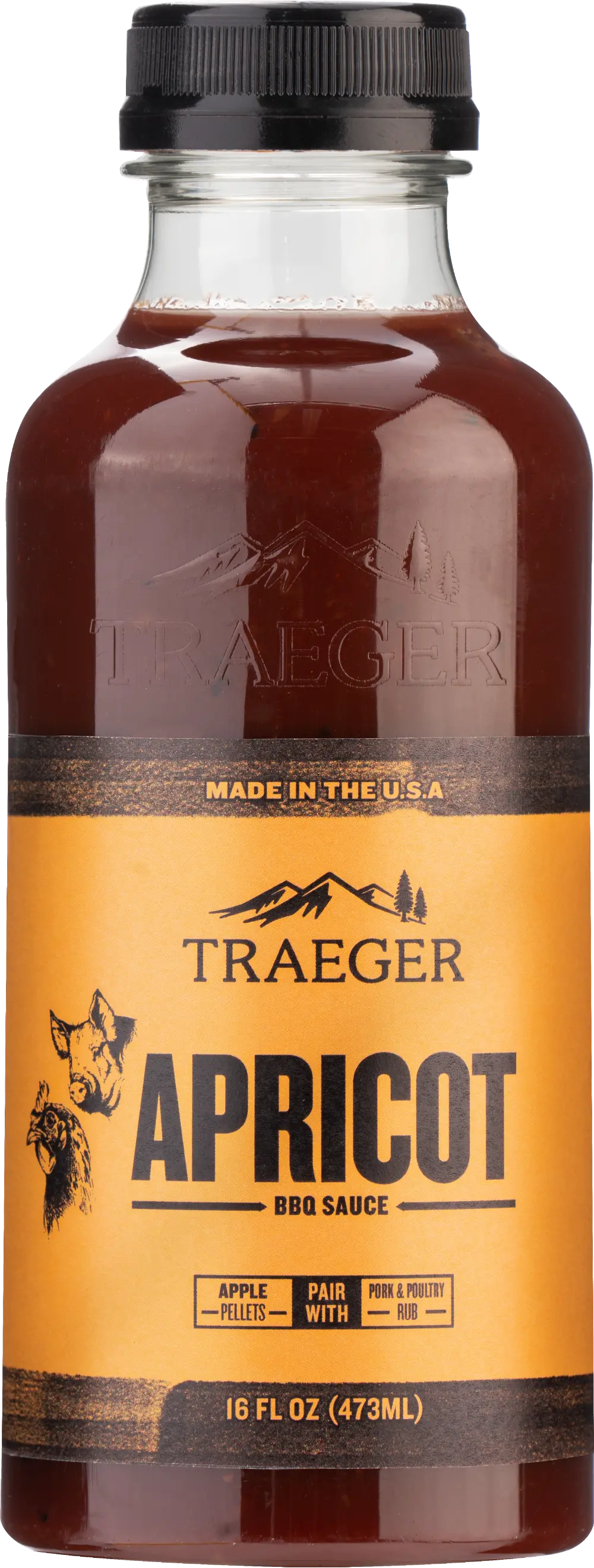 SAU036,APRICOT_BBQ Traeger Apricot BBQ Sauce-1