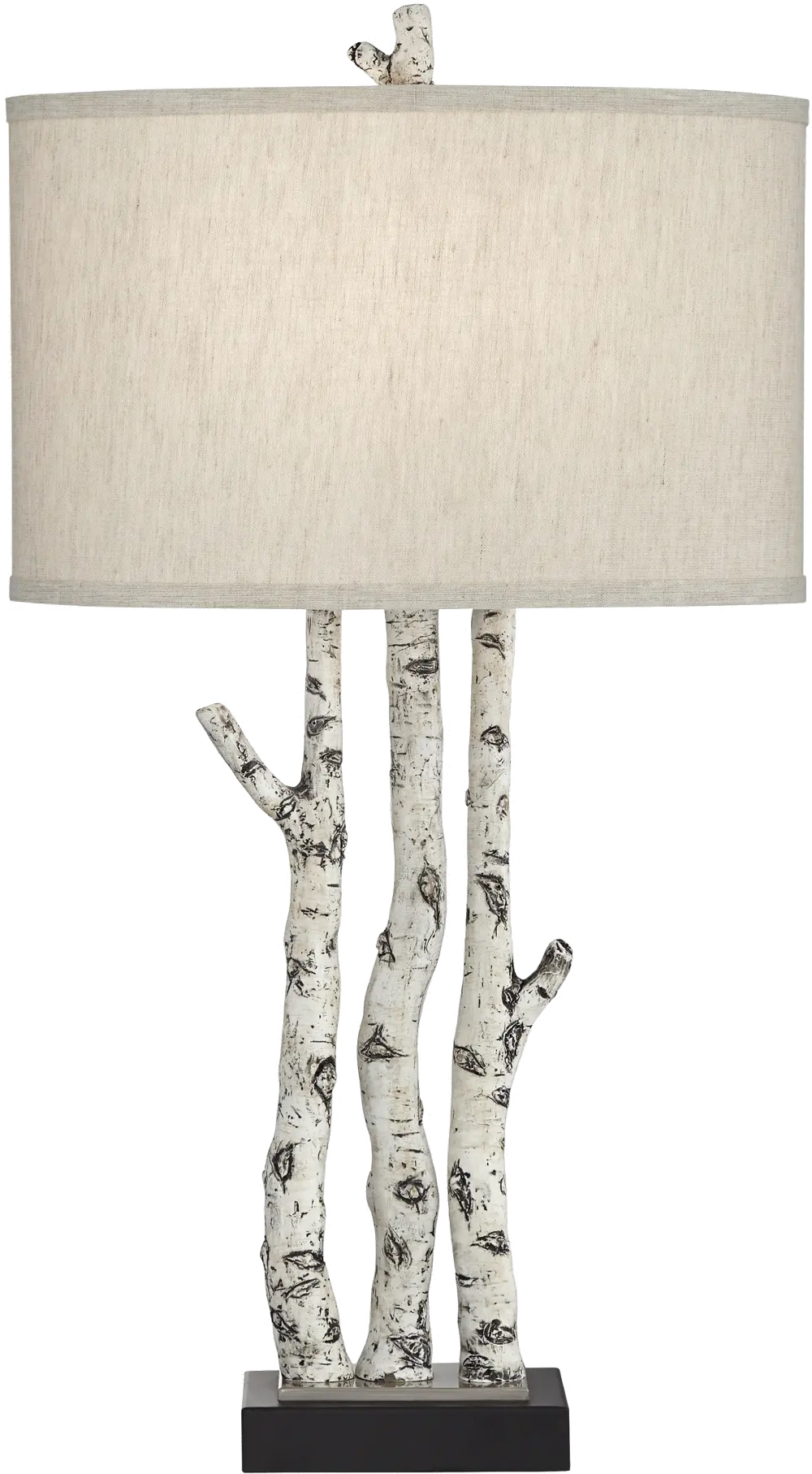 Poly Birch White Forest Faux Tree Branch Table Lamp-1