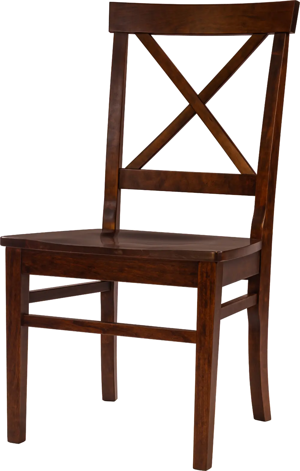 Cherry X Back Dining Room Chair - Abbey-1