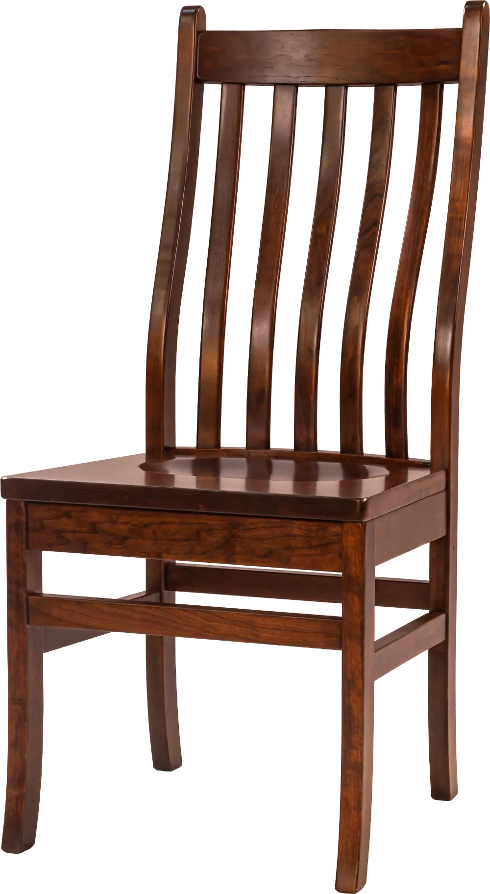 Cherry Slat Back Dining Room Chair - Abbey-1