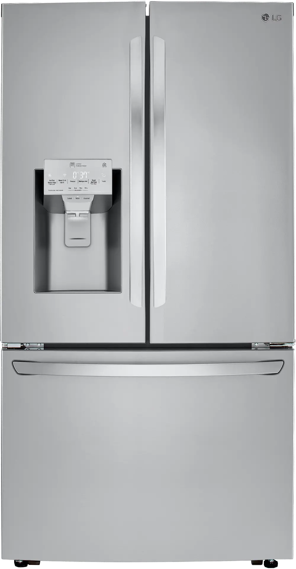 LRFXC2416S LG 23.5 cu ft French Door Refrigerator - Counter Depth Stainless Steel-1