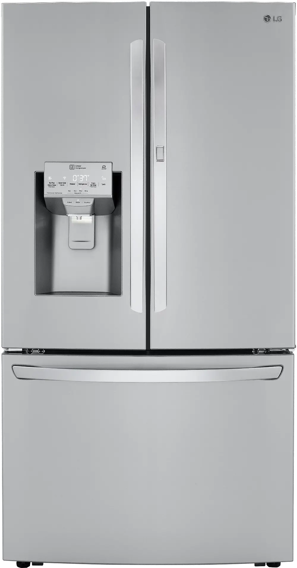 LRFDS3016S LG 29.7 cu ft French Door Refrigerator - Stainless Steel-1