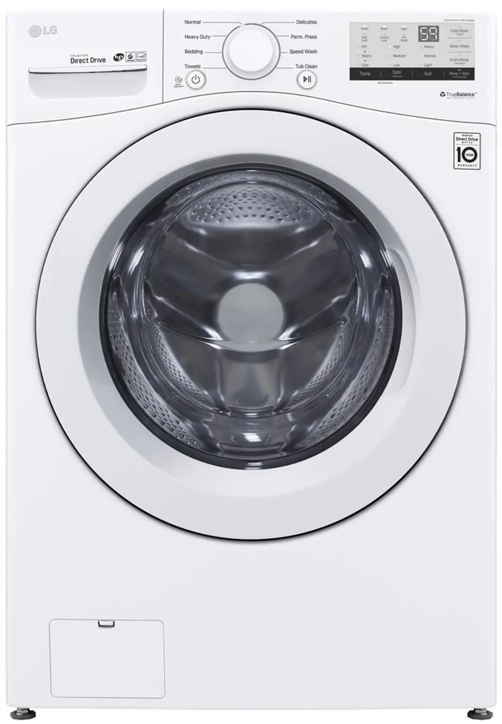 WM3400CW LG Ultra Large Front Load Washer - 4.5 cu. ft. White-1