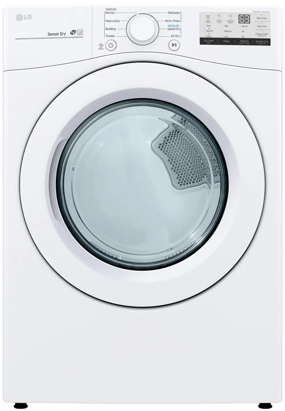 DLE3400W LG Ultra Large Capacity Electric Dryer - 7.4 cu. ft.-1