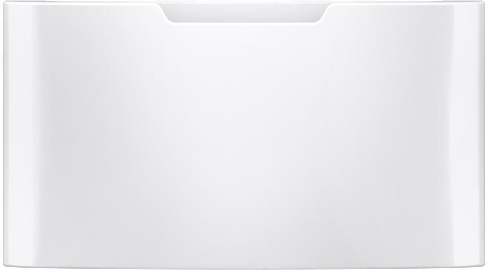 GE Pedestal with Storage Drawer - White