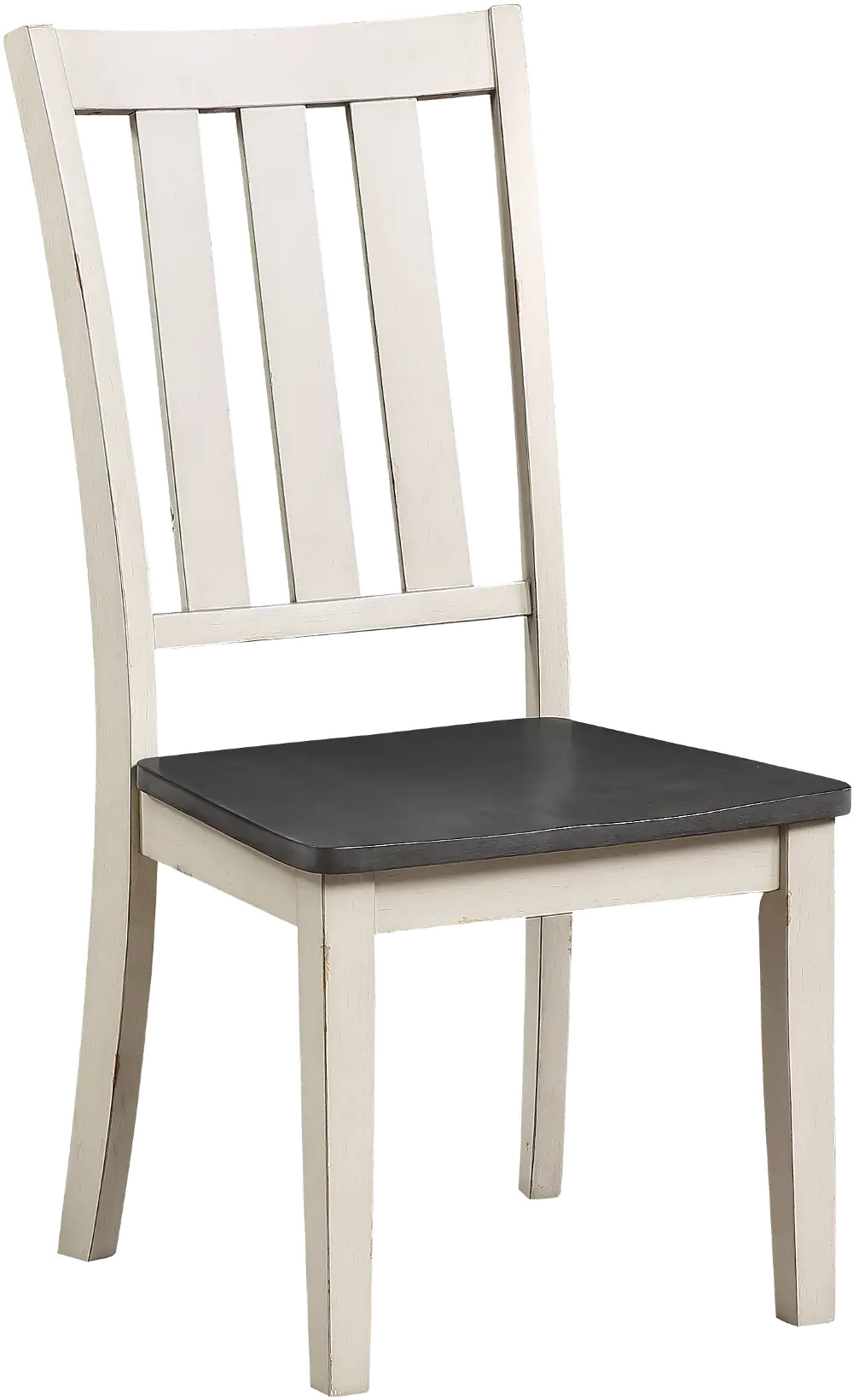 Farmhouse White and Gray Dining Room Chair - Remy-1