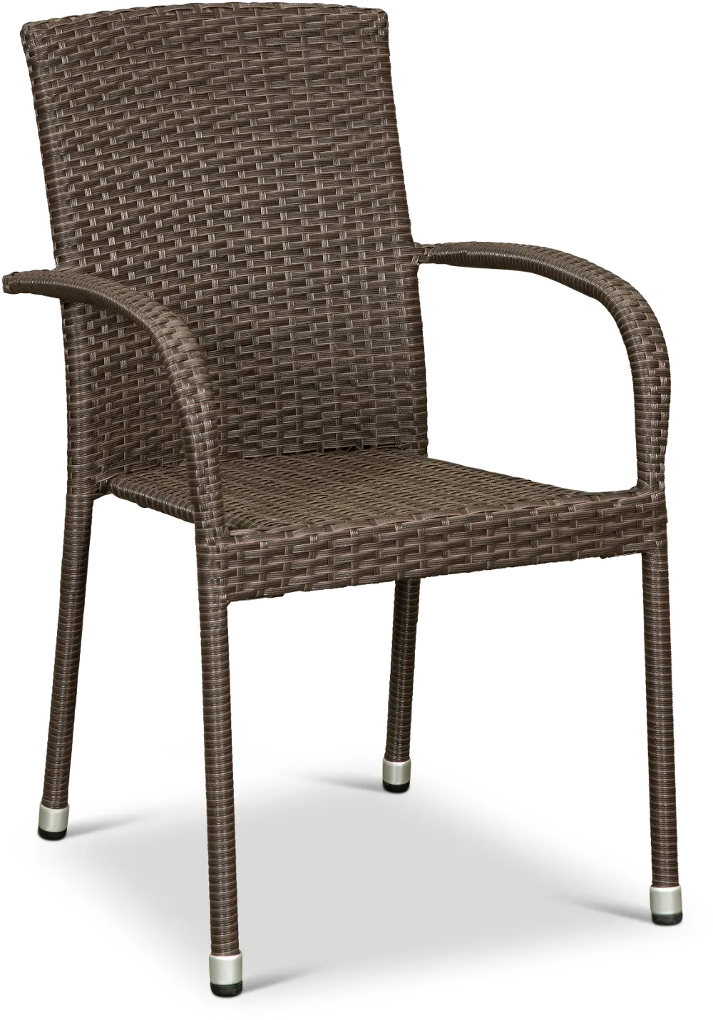 Dark Brown Wicker Patio Chair - Avalon-1
