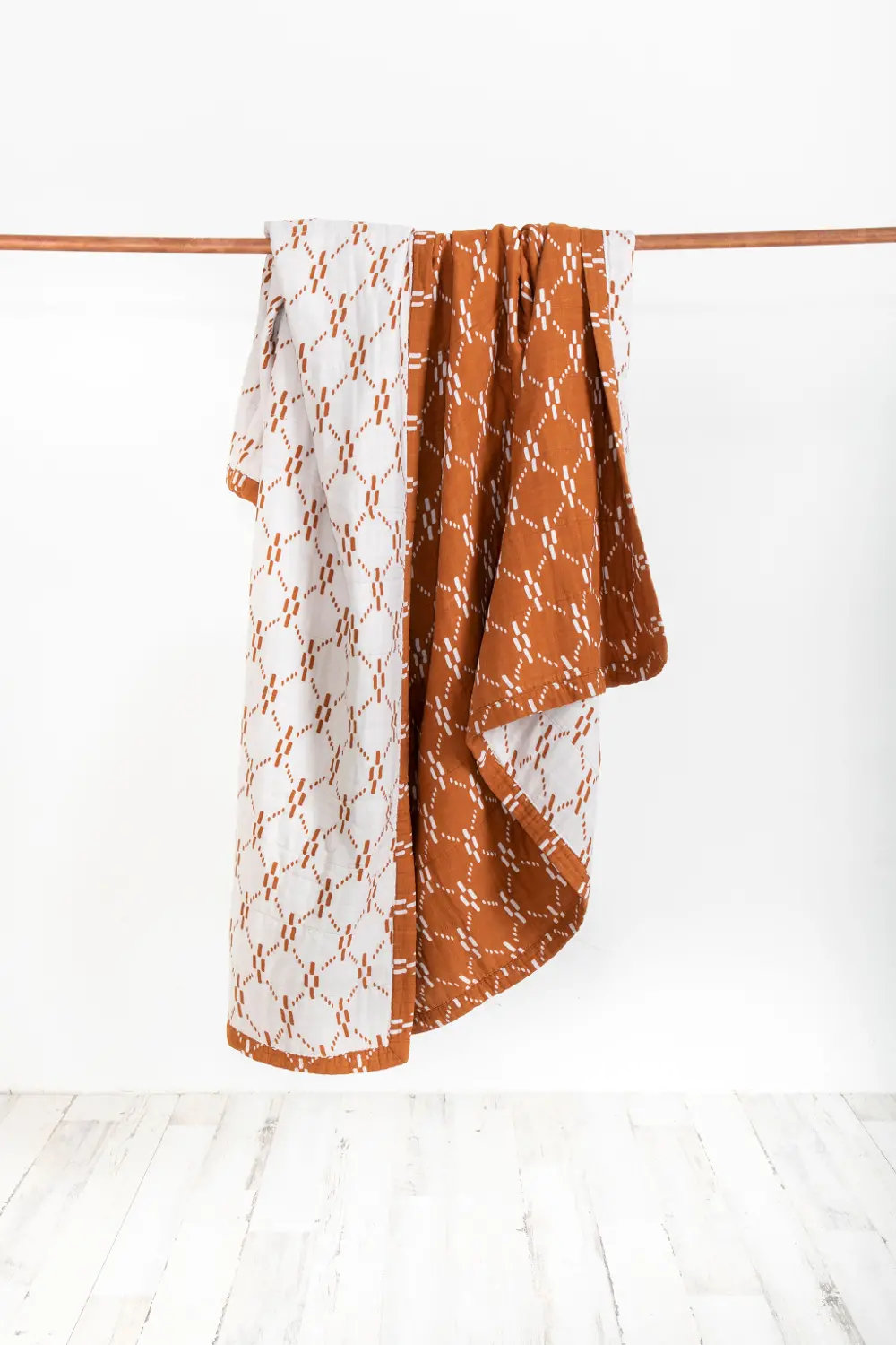 Copper XL Muslin Quilt Blanket - Juliet-1