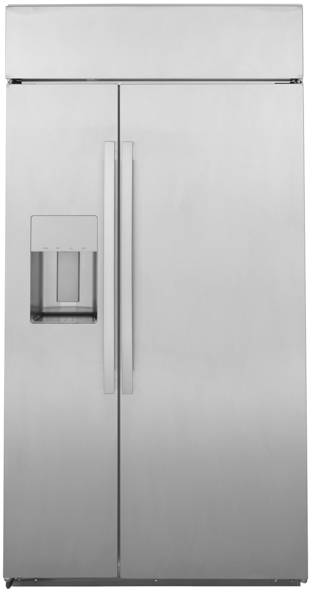 GE Profile 28.7 cu ft Built in Side by Side Refrigerator - 48"W Stainless Steel