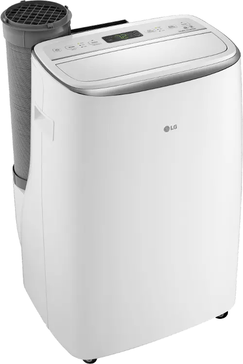 LG 10,000 BTU Dual Inverter Smart Wi-Fi Portable Air Conditioner - White