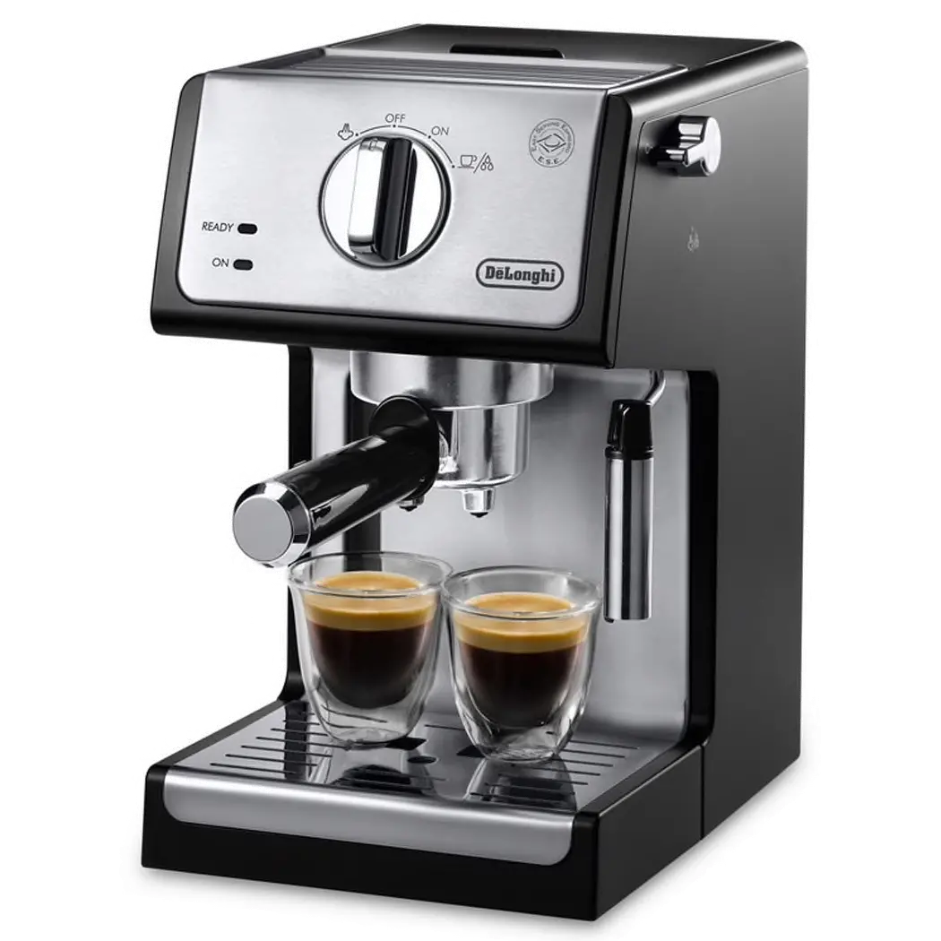 ECP3420 De'Longhi Manual Espresso Machine - Stainless Steel and Black-1