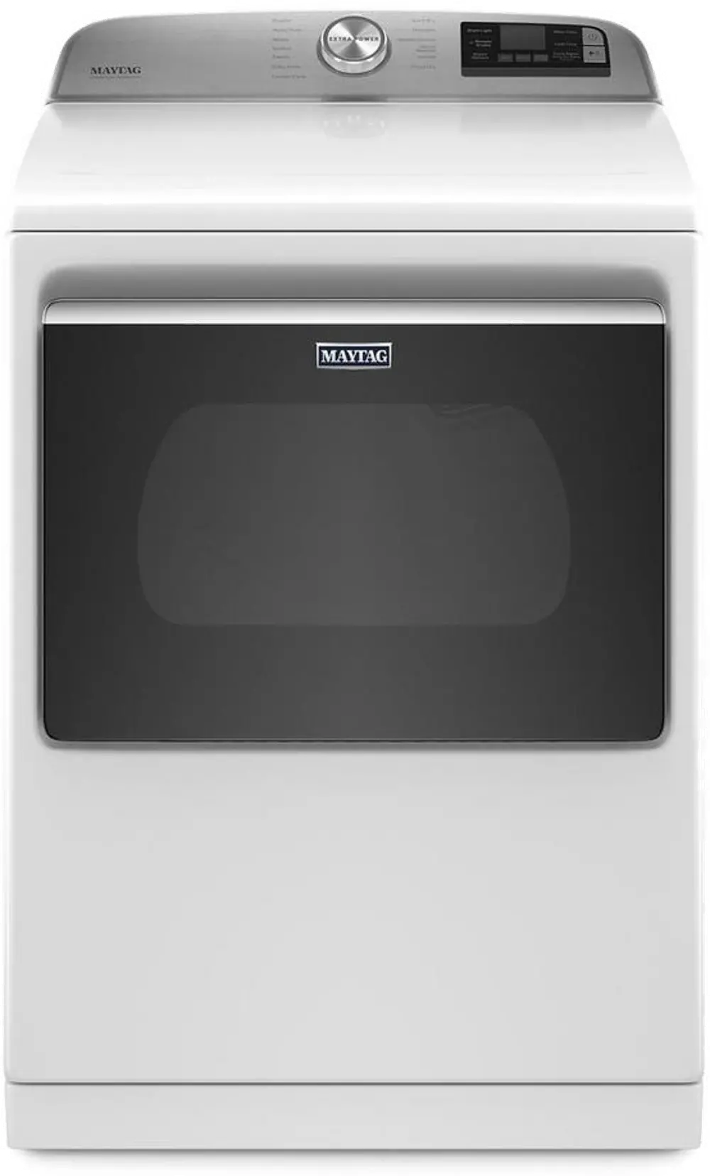 MED7230HW Maytag Smart Capable Electric Dryer with Extra Power Button - 7.4 Cu. Ft.-1