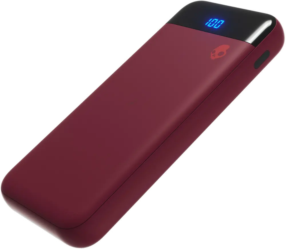 S7PWZ-M723 Skullcandy Stash Wireless Portable Battery - Deep Red-1