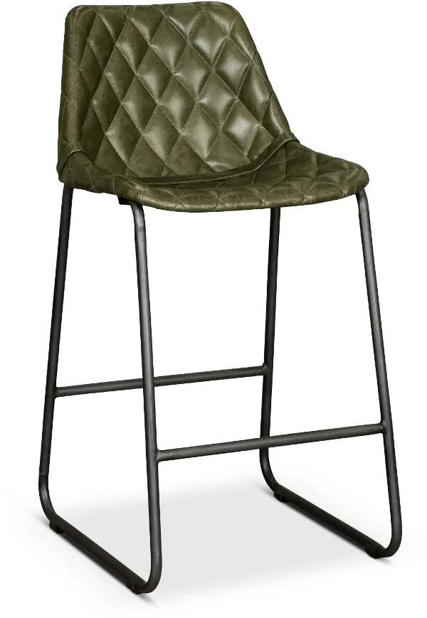 Green Bucket Seat 24 Inch Counter, What Height Barstool For 41 Inch Counter