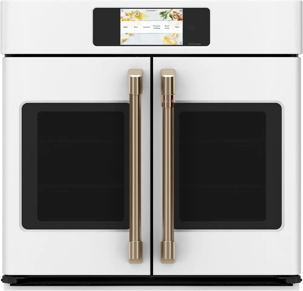 CTS90FP4NW2 Cafe 5 cu ft Single Wall Oven - Matte White 30 Inch-1