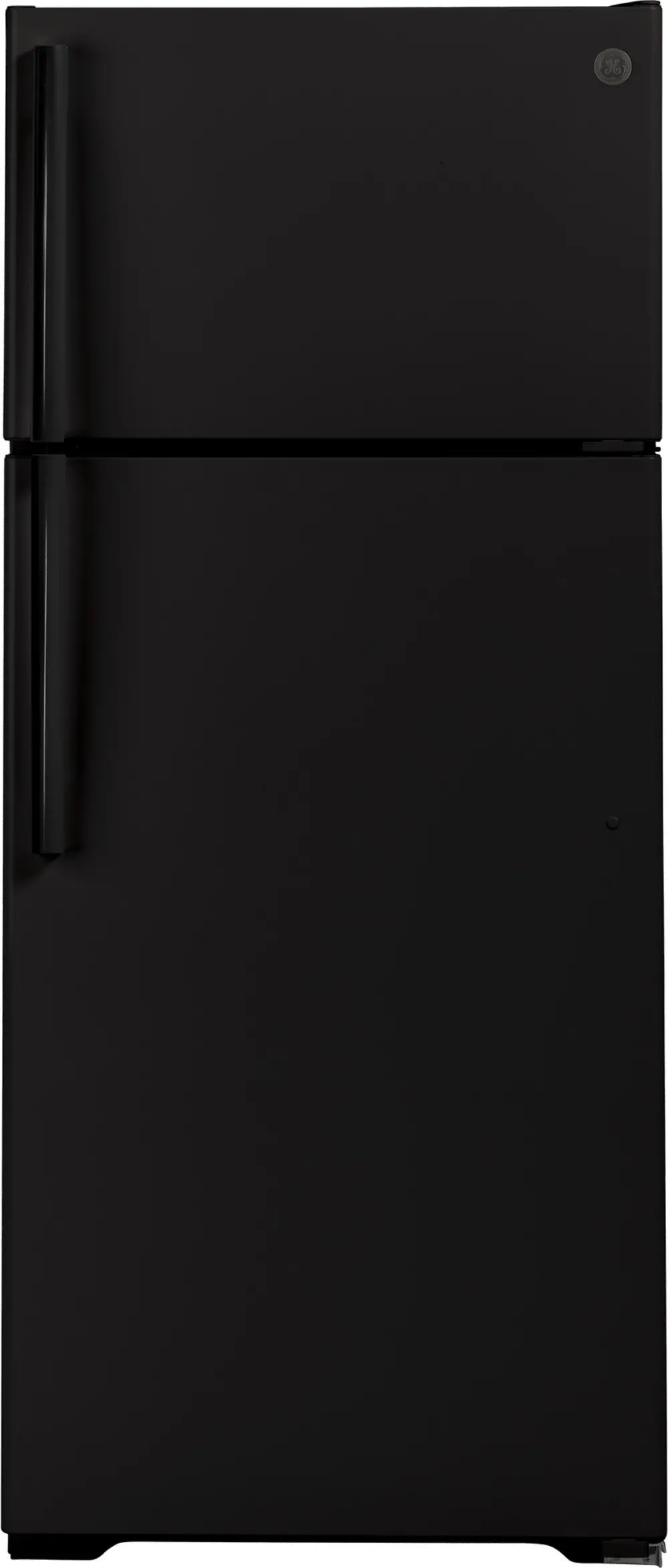 GTS18HGNRBB GE 17.5 cu ft Top Freezer Refrigerator - 28 W Black-1