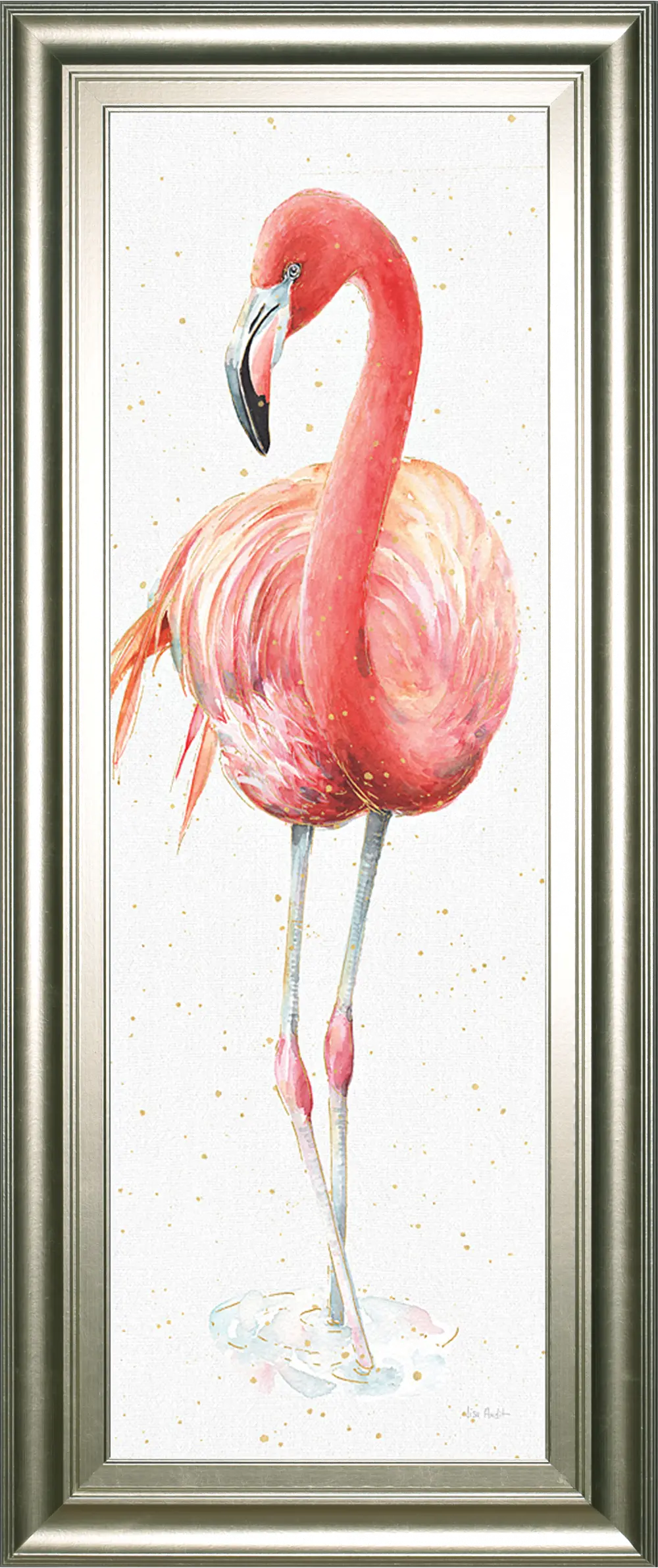Gracefully Pink VII Framed Print Wall Art-1