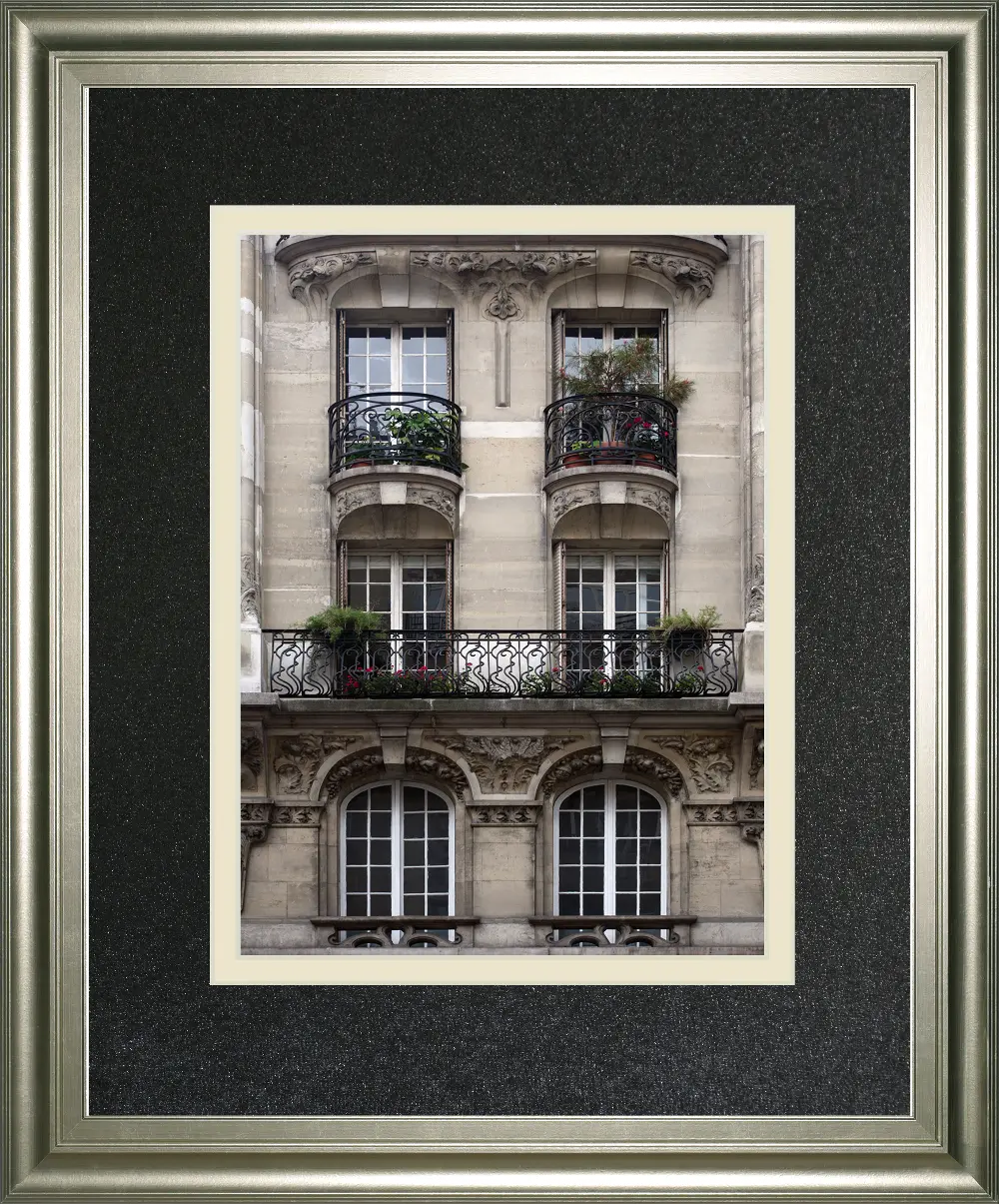 Balcon Parisien II Framed Printed Wall Art-1