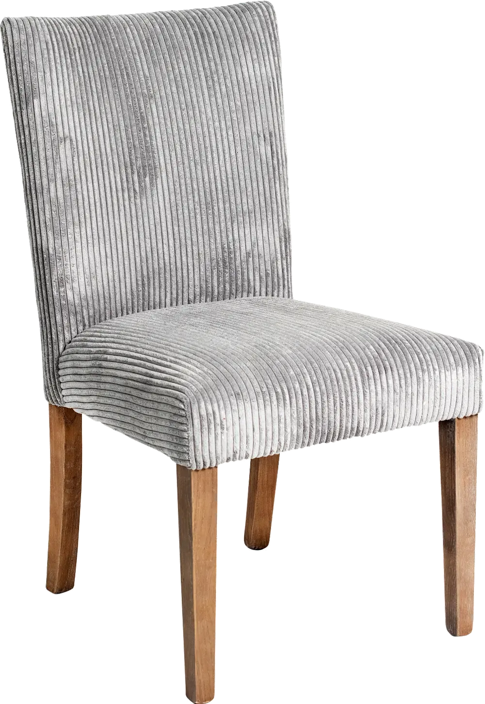 Contemporary Gray Upholstered Dining Room Chair - Sasha-1