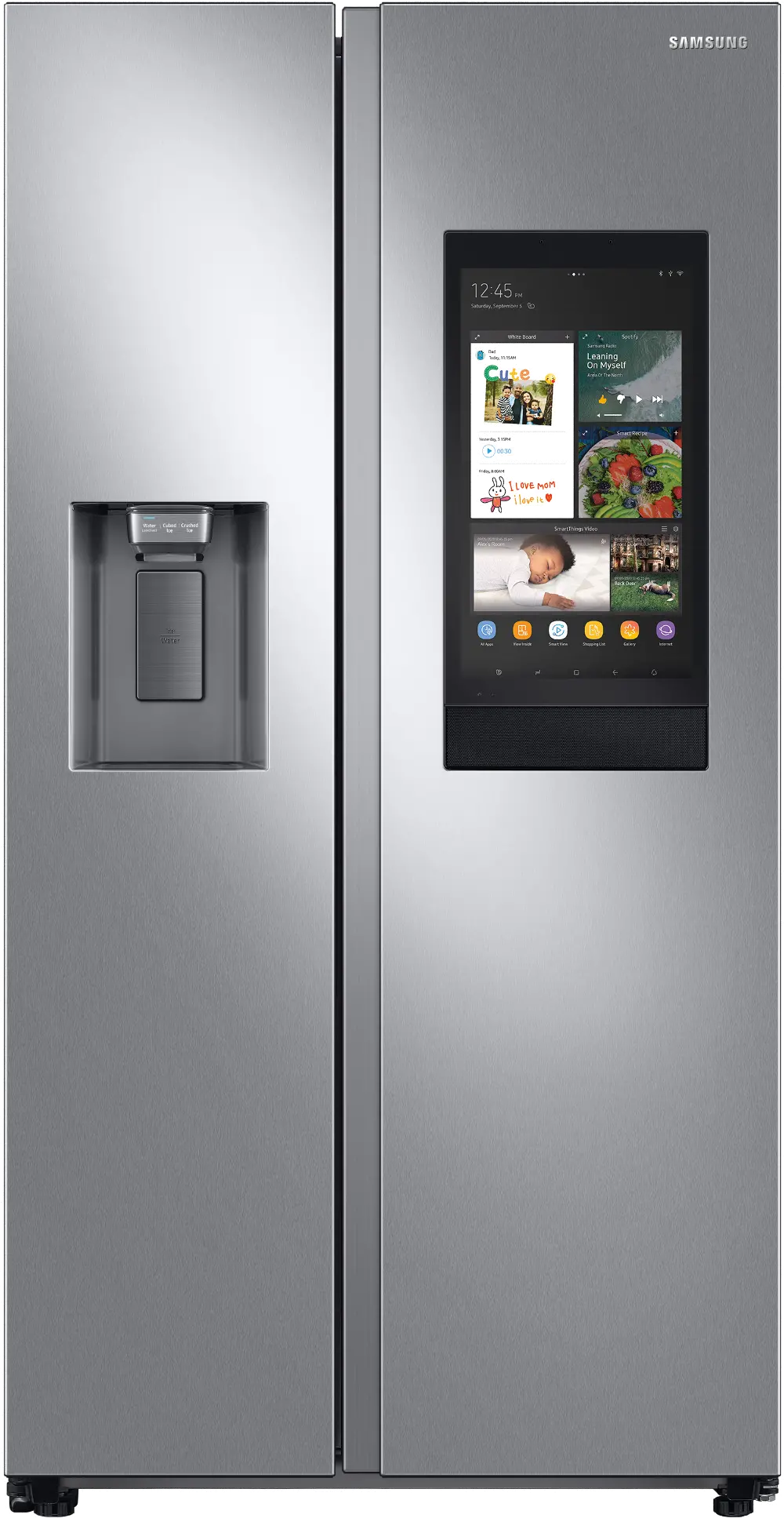 RS27T5561SR Samsung 26.7 cu ft Side by Side Refrigerator - Stainless Steel-1
