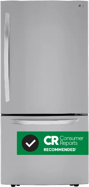 LG 27 Cu ft French Door Refrigerator - Counter Depth Stainless Steel