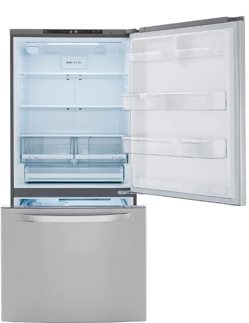 refrigerator freezer on bottom
