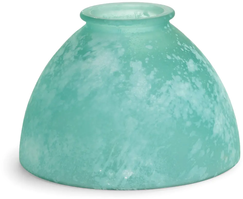 7 Inch Aqua Glass Vase - Aris-1