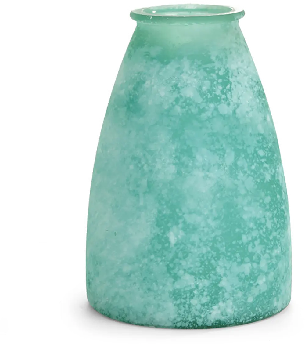 13 Inch Glass Aqua Vase - Aris-1