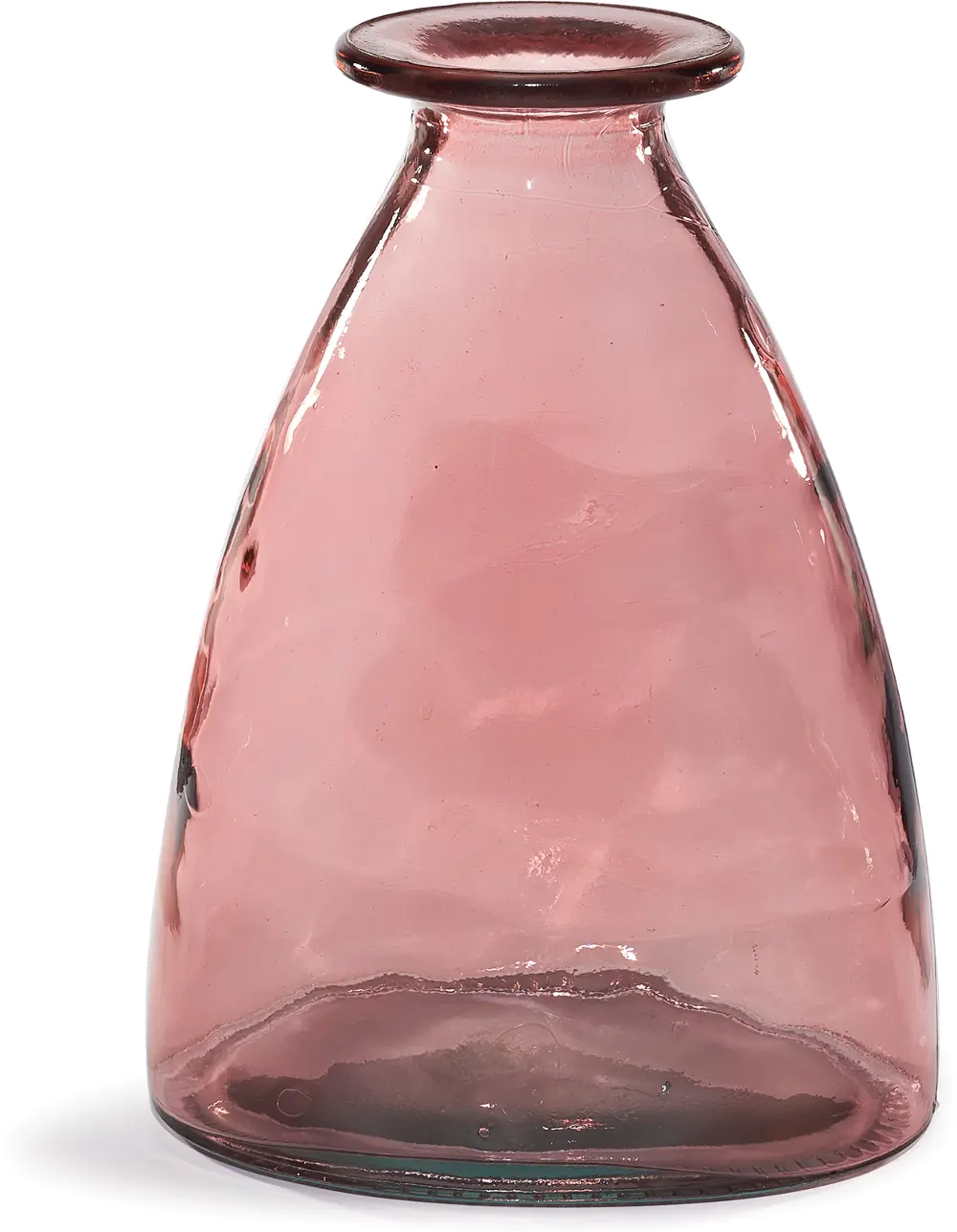 13 Inch Pink Glass Vase - Ansel-1