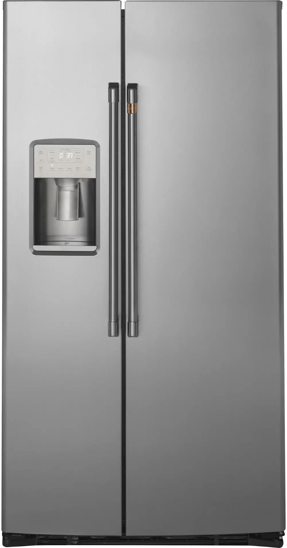 CZS22MP2NS1 Cafe 21.9 cu ft Side by Side Refrigerator - Counter Depth Stainless Steel-1