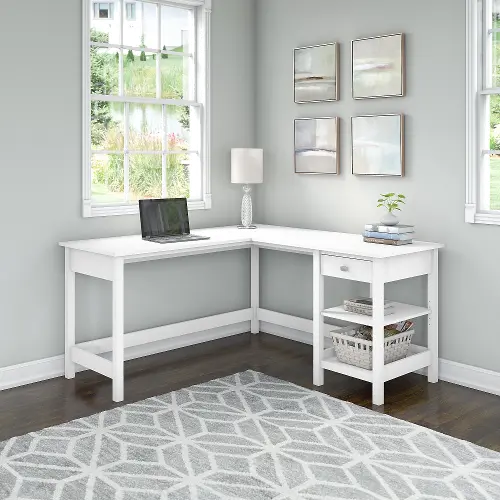 Workspace draper desk white discount