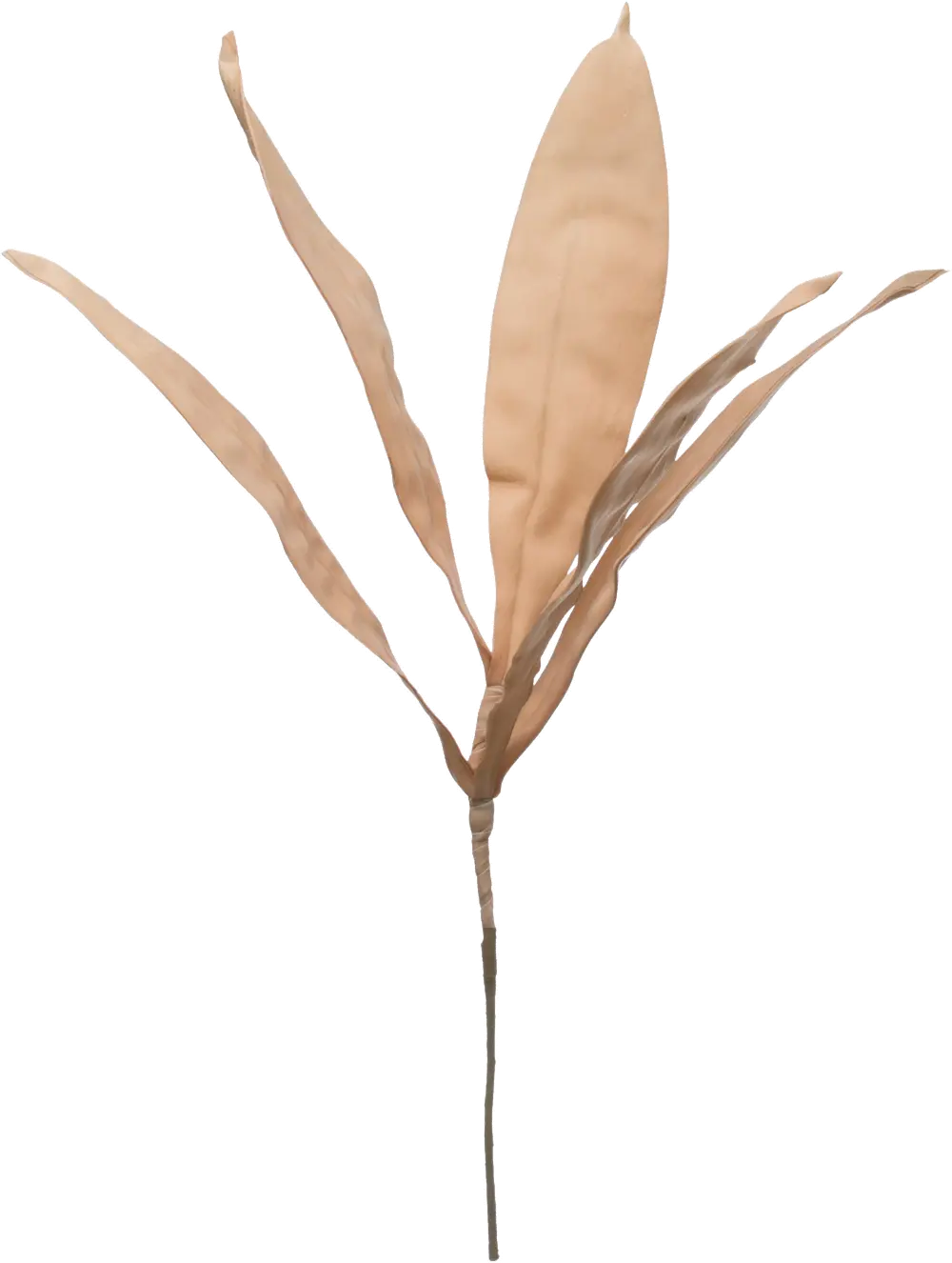 DF2607/BLUSHLEAF Blush Colored Faux Reed Leaf Stem for Arrangement-1