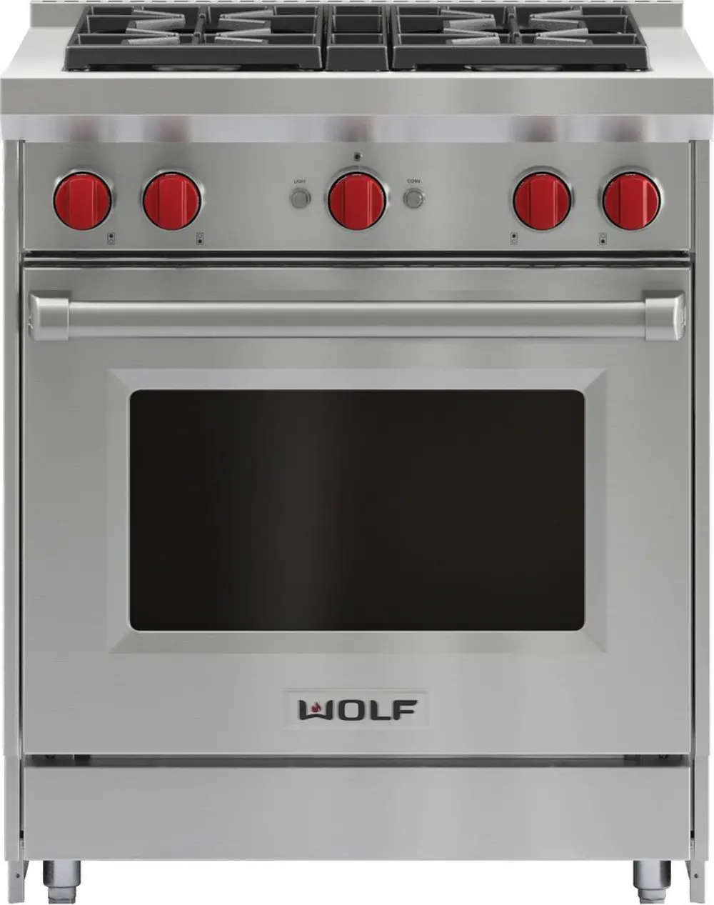 GR304 Wolf 4.4 cu ft Gas Range - Stainless Steel-1
