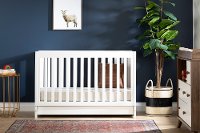 white crib modern