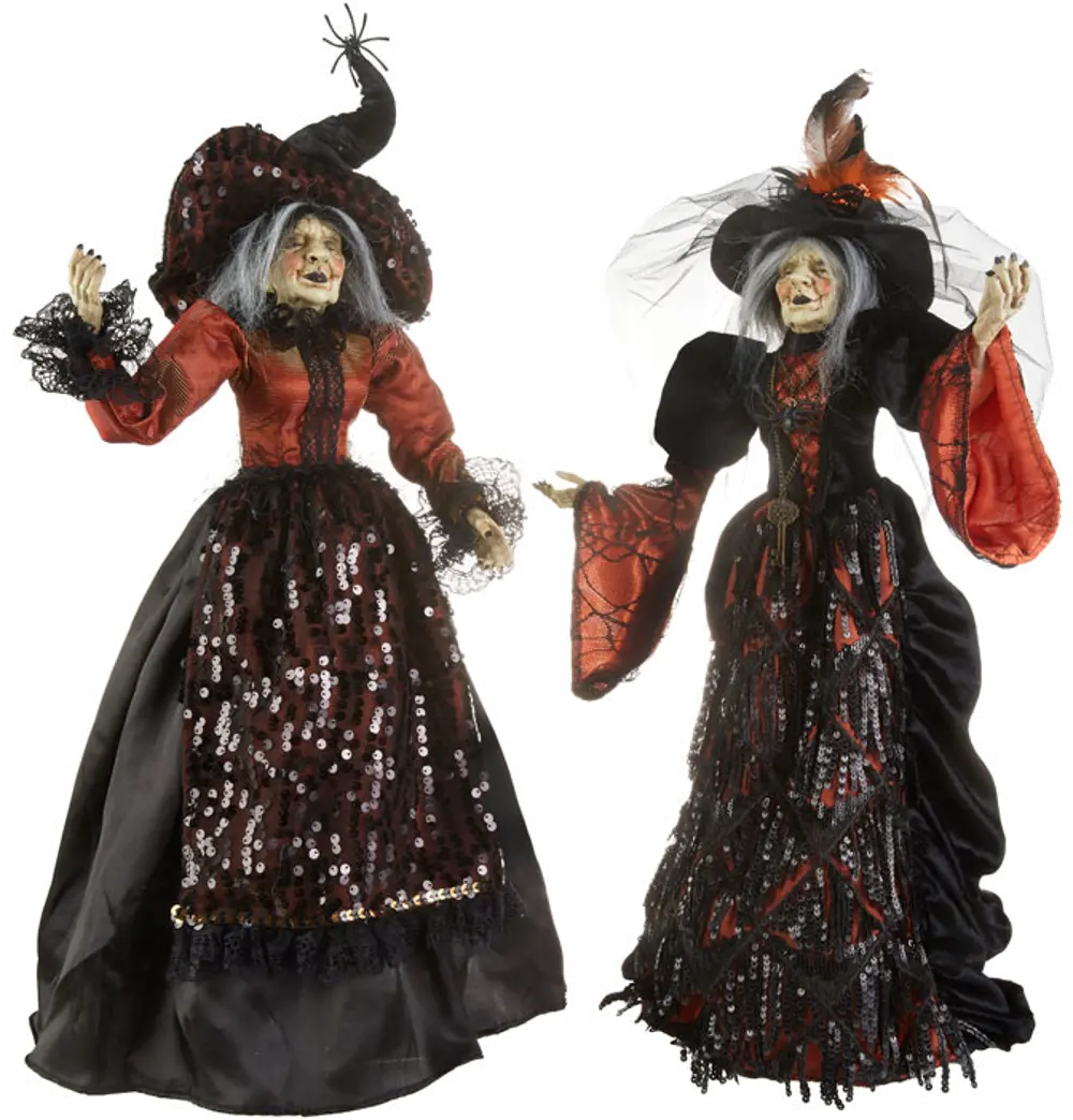 Assorted 25 Inch Witch Figurine Halloween Decoration-1