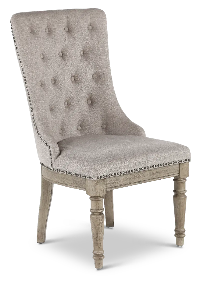 Madison Ridge Gray Upholstered Dining Chair