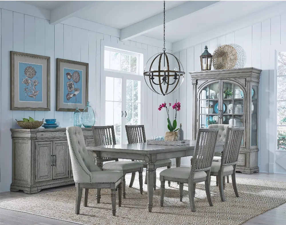 Madison Ridge Gray 7 Piece Dining Set-1