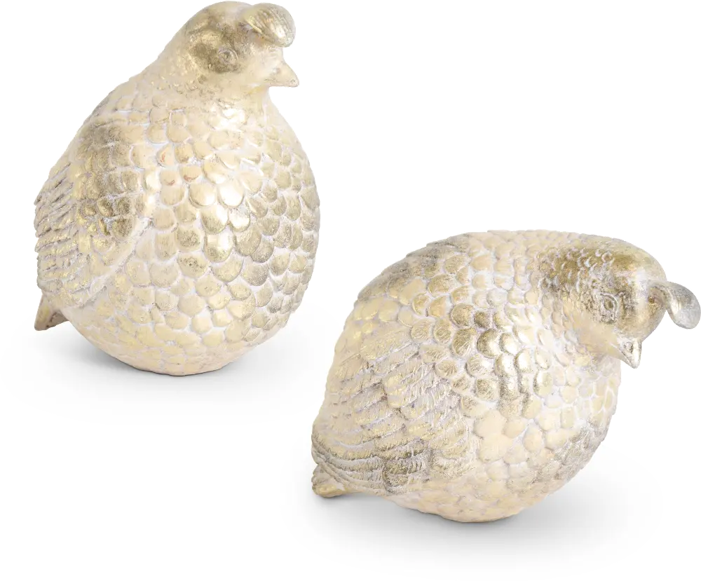 Assorted Gold Resin Partridge-1