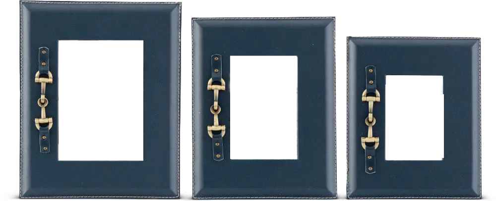 9 Inch Navy Blue Picture Frame-1